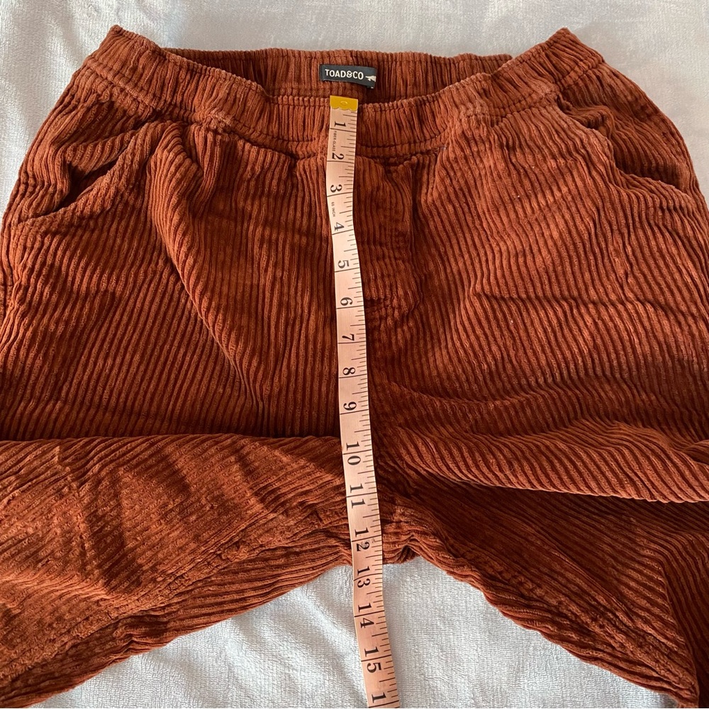 Toad&Co Del Rey pull on  Rust Corduroy Pants - Picture 10 of 12